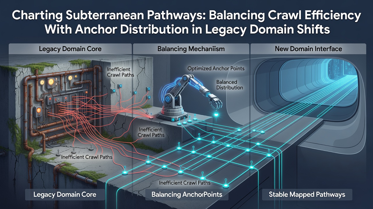 Charting Subterranean Pathways: Balancing Crawl Efficiency With Anchor Distribution in Legacy Domain Shifts