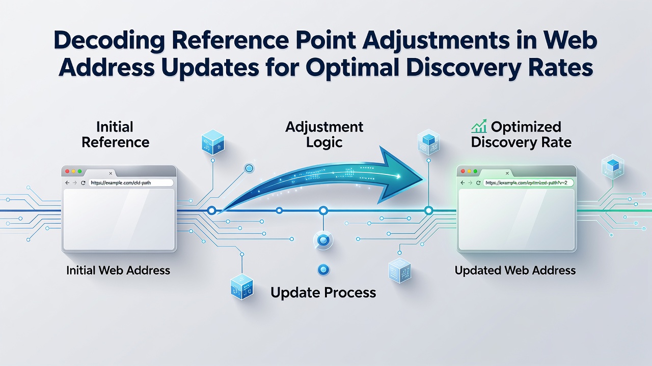 Decoding Reference Point Adjustments in Web Address Updates for Optimal Discovery Rates